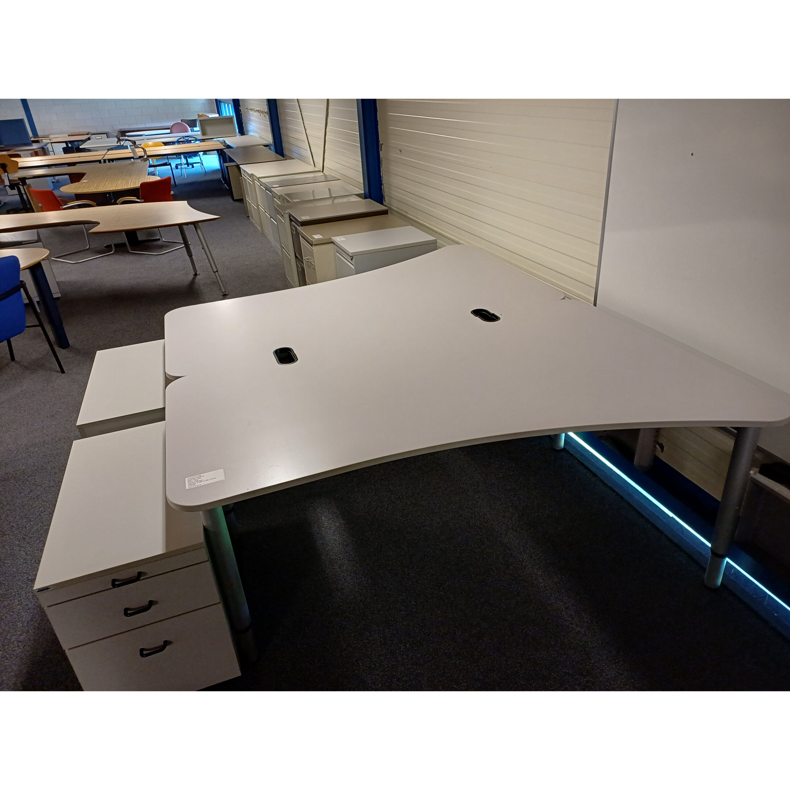 Bureau set 4595 - B180xD168/232 cm. - Afbeelding 3