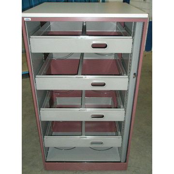 Roldeur kast Ahrend 03433 - H145xB80xD80cm - Afbeelding 2